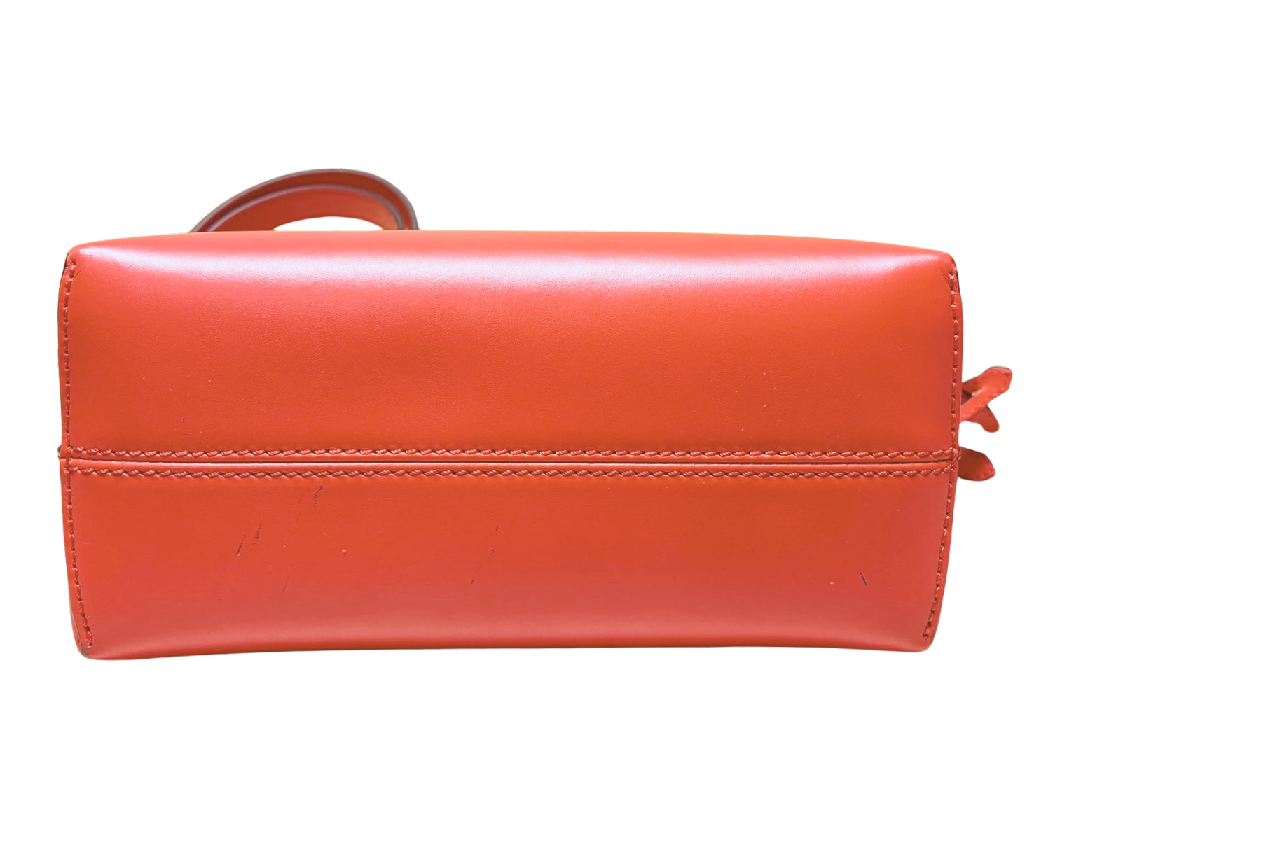Fendi By The Way Mini Leather Boston Bag Roma Script Tulipano+Oro Soft