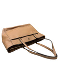 Tory Burch Brown Colour Leather Medium Size Tote Bag