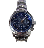TAG Heuer Link CJF21140 Link Chronograph 40mm Steel Blue Dial Auto Diver Mens Watch