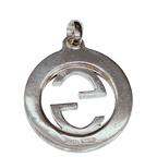 Gucci Interlocking G Guilloche Pendant SV925 17.2G