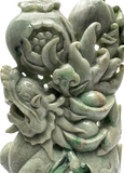 Collectible "A" Jade Kiring With Base Display Figurine