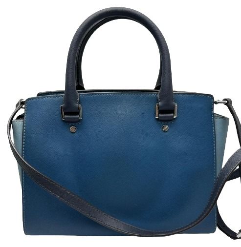 Michael Kors Blue Colour Leather Shoulder Bag Secondary image