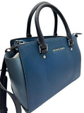 Michael Kors Blue Colour Leather Shoulder Bag