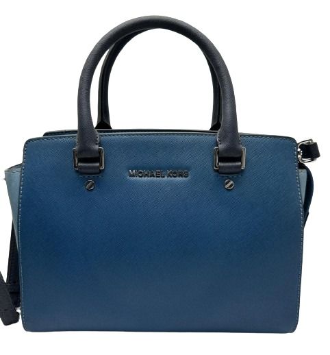 Michael Kors Blue Colour Leather Shoulder Bag Main image