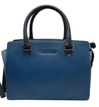 Michael Kors Blue Colour Leather Shoulder Bag