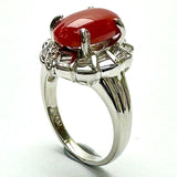 PT500 Coral Diamond Lady Ring