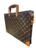 Louis Vuitton Leather Brown Colour Document Bag