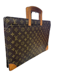Louis Vuitton Leather Brown Colour Document Bag