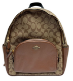 Coach Leather Backpack