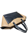 Kate Spade Brown & Black Twin Handle Leather Shoulder Bag