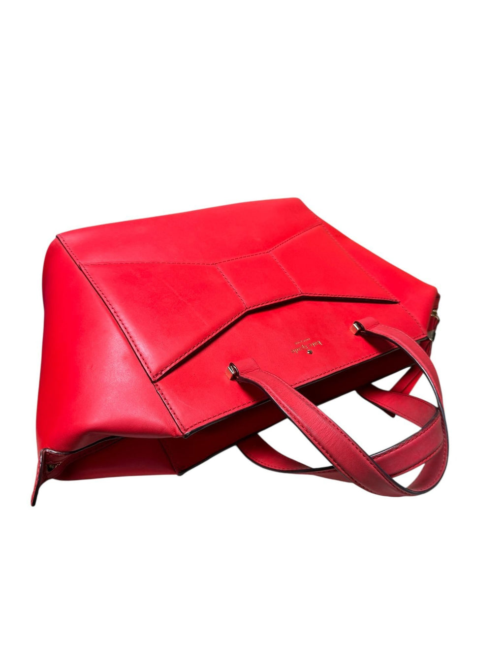 Kate Spade Red Colour Leather Handheld Bag