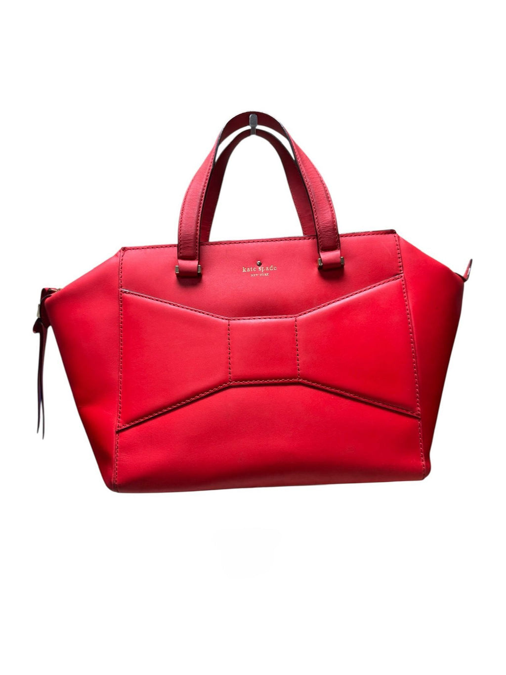 Kate Spade Red Colour Leather Handheld Bag