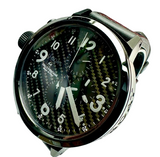 U Boat Chronograph Black Dial Automatic Strap Men Watch