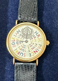 18k Prince Sufri Bolkiah Quartz Strap Men Watch