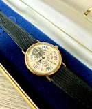 18k Prince Sufri Bolkiah Quartz Strap Men Watch