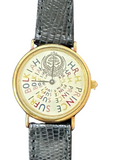 18k Prince Sufri Bolkiah Quartz Strap Men Watch