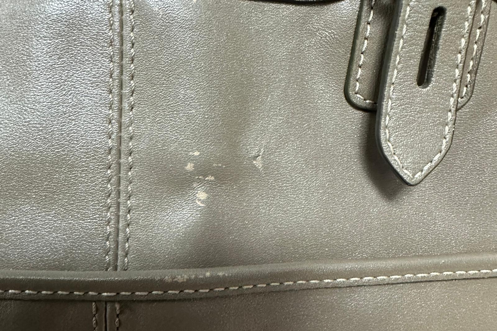 Coach Grey Colour Leather Shoulder Bag