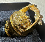Risis Small Bucket Golden Colour Display Ornament