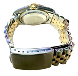 Rolex 16233 Automatic Gold Dial Half Gold Bracelet Men Watch