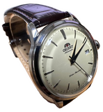 Orient F672-UAT0 Automatic White Dial PVC Strap Men Watch