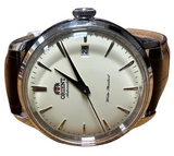 Orient F672-UAT0 Automatic White Dial PVC Strap Men Watch