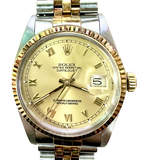 Rolex 16013 Automatic Half Gold Bracelet Men Watch