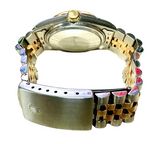 Rolex 16013 Automatic Gold Dial Half Gold Bracelet Men Watch