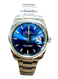 Rolex 115200 Automatic Stainless Steel 35mm Blue Dial Men Watch