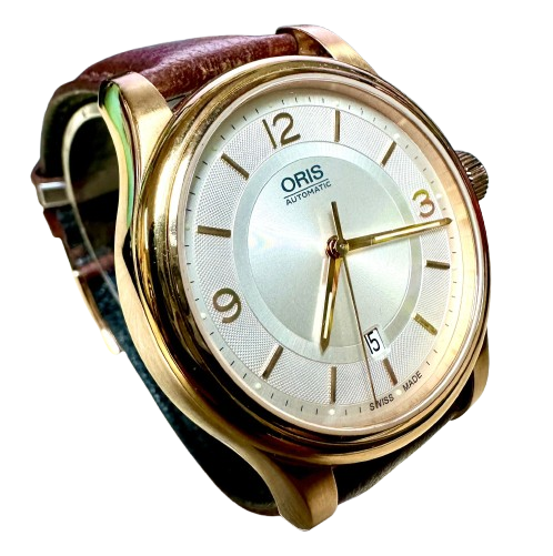 Longines L4.743.6 34mm Quartz 750 Yellow Gold Case Strap Men