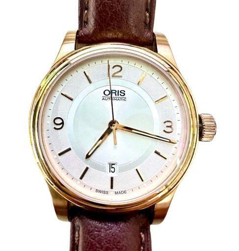 Oris 7594-48 Automatic 42mm White Dial Strap Men Watch Main image