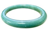 Jade Bangle Dark Green Medium Size
