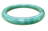 Jade Bangle Dark Green Medium Size