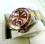 Rolex 16713 GMT Master 2 Rootbeer Automatic Half Gold Men Watch