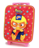 Pororo Kids 3D Carrier Bag Blue, Children Travel Luggage Bag from Iconix Korea