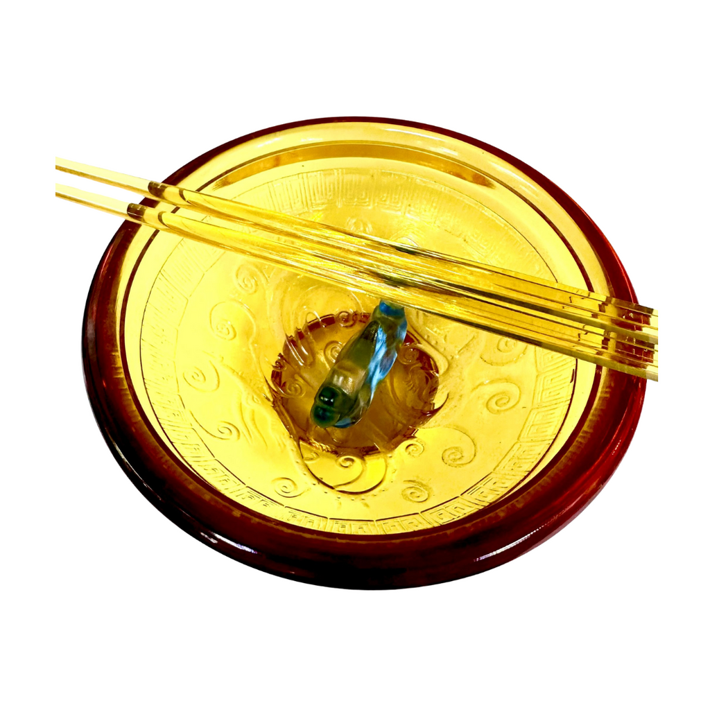 Vintage Bowl With Chopstick Set