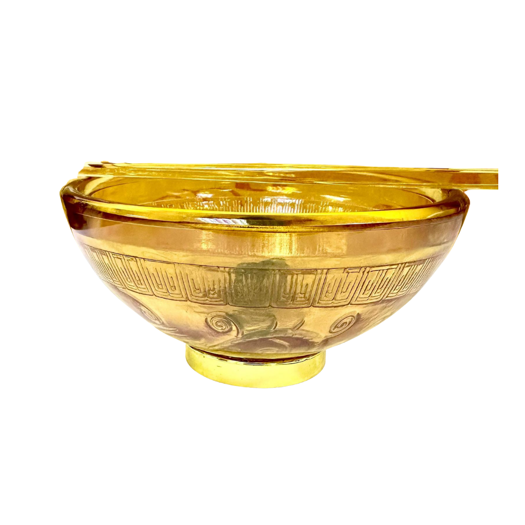 Vintage Bowl With Chopstick Set Main image