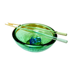 Vintage Bowl With Chopstick Set