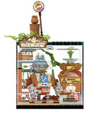 POP Block The Monsters Forest Secret Base Click-Fix Lab Labubu Display Toy