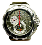 Tag Heuer INDY500 CAH101A Quartz Grey Dial Stainless Steel Bracelet Men Watch