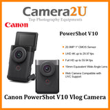 Canon Powershot V10 Digital Flip Screen Black Colour Vlog Camera