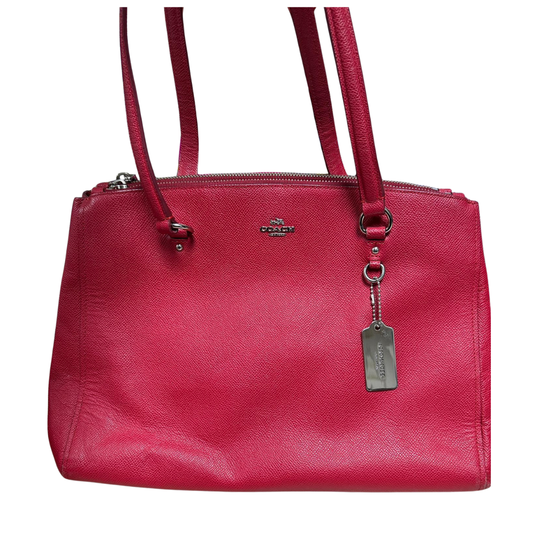 Coach Red Colour Leather Shoulder Bag Main image