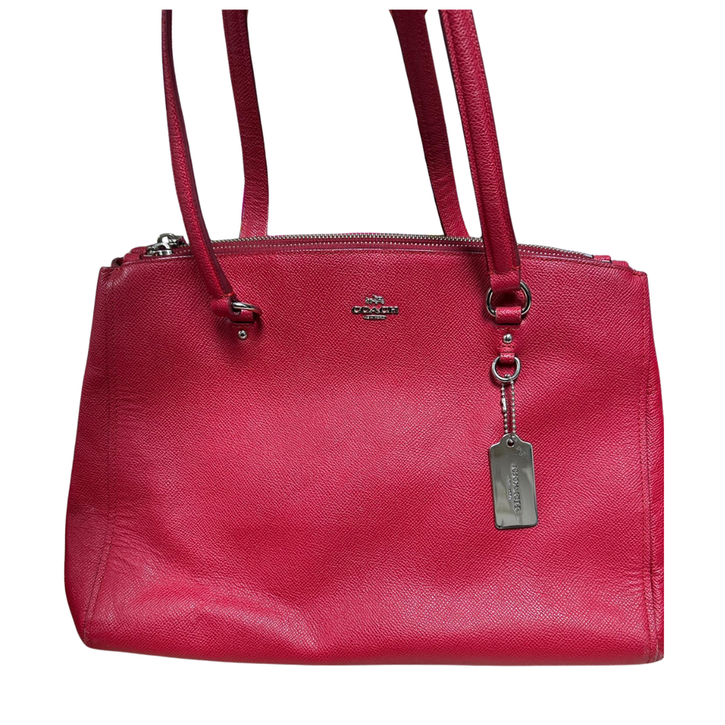 Coach Red Colour Leather Shoulder Bag