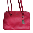 Coach Red Colour Leather Shoulder Bag