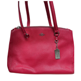 Coach Red Colour Leather Shoulder Bag
