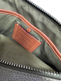 Coach F2124-CW660 Pebble Leather Green Colour Crossbody Bag