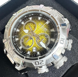 Invicta Ocean Warrior Quartz Yellow Black Dial Bracelet Men Watch