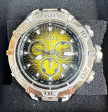 Invicta Ocean Warrior Quartz Yellow Black Dial Bracelet Men Watch