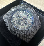 Invicta Cobra Design Black Colour Silver Dial Quartz Men Bracelet Watch