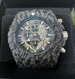 Invicta Cobra Design Black Colour Silver Dial Quartz Men Bracelet Watch