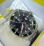 Invicta Reserve Quartz Black Colour Dial Stainless Steel Men Bracelet Watch